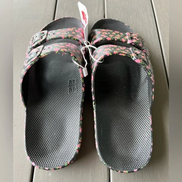 NEW!! FREEDOM MOSES FLORAL SLIDE SANDAL IN SIZE US 8-9 (EU size 38-39) - Picture 10 of 10